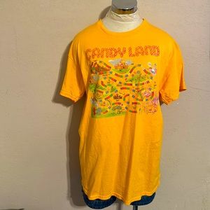 Tee shirt size large.Candy Land  game.
